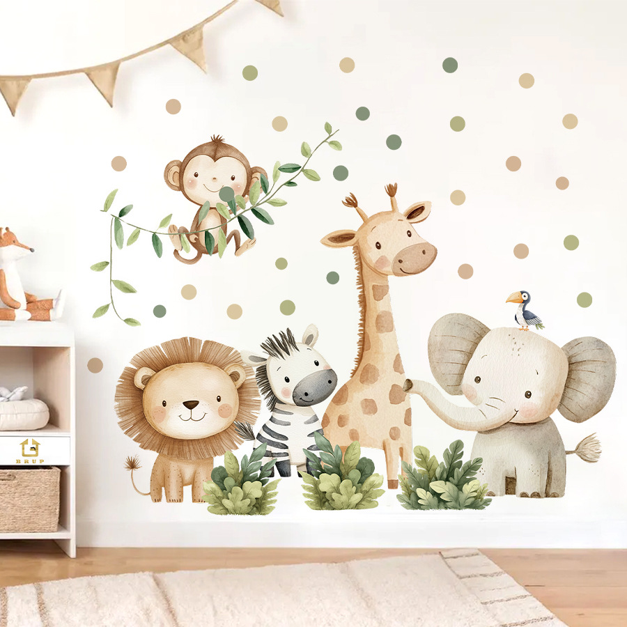 Baby Nursery Elephant - Pegatinas de pared de animales del