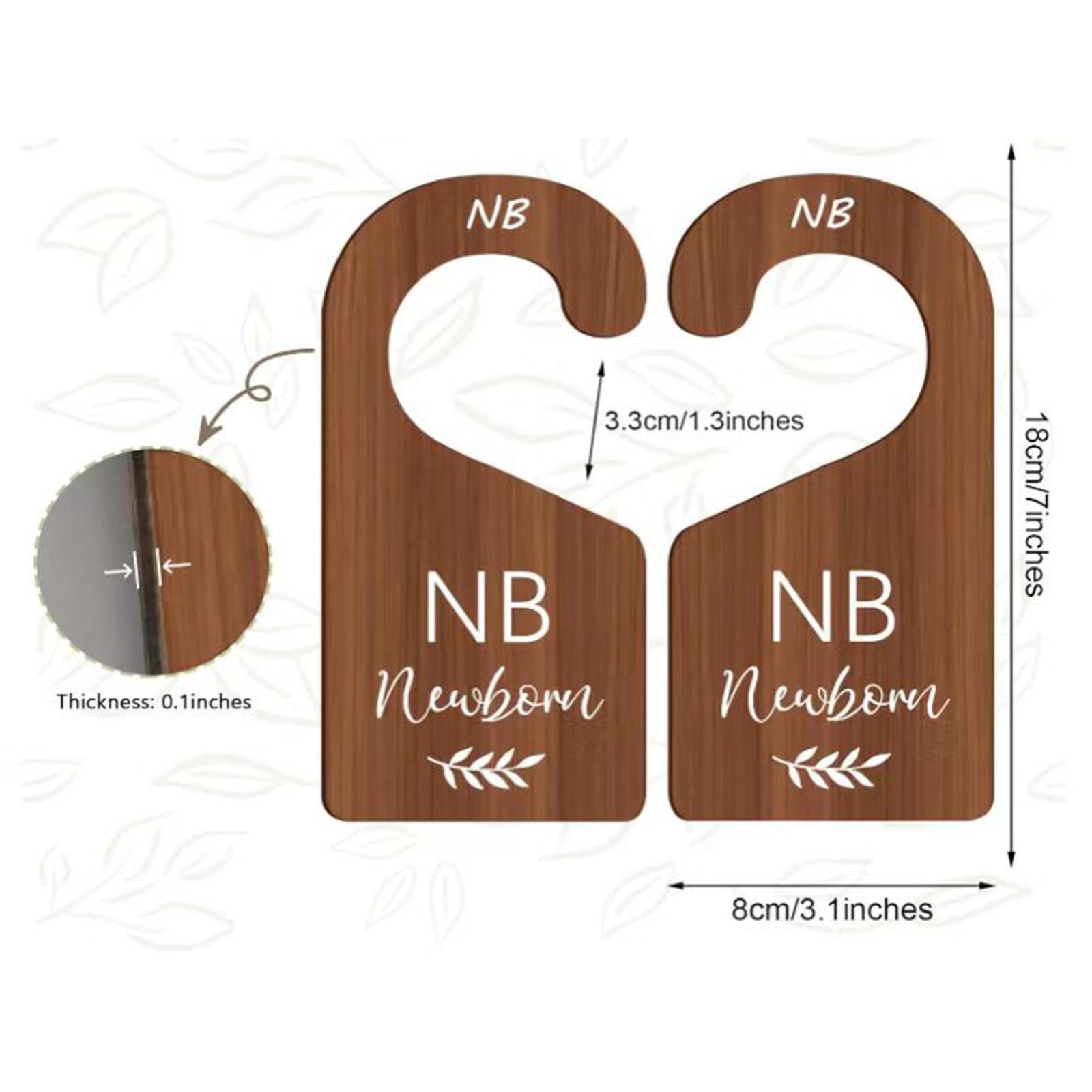 Closet Organizer Baby - 8 Etiquetas Organizadoras de Ropa para
