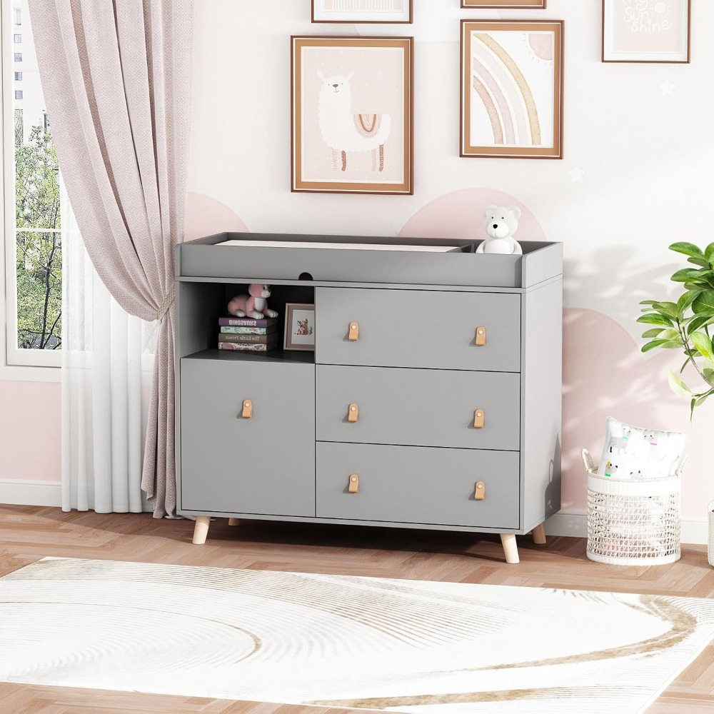 Baby Nursery Chest Of Drawers - Cómoda para bebé, cómoda para guardería
