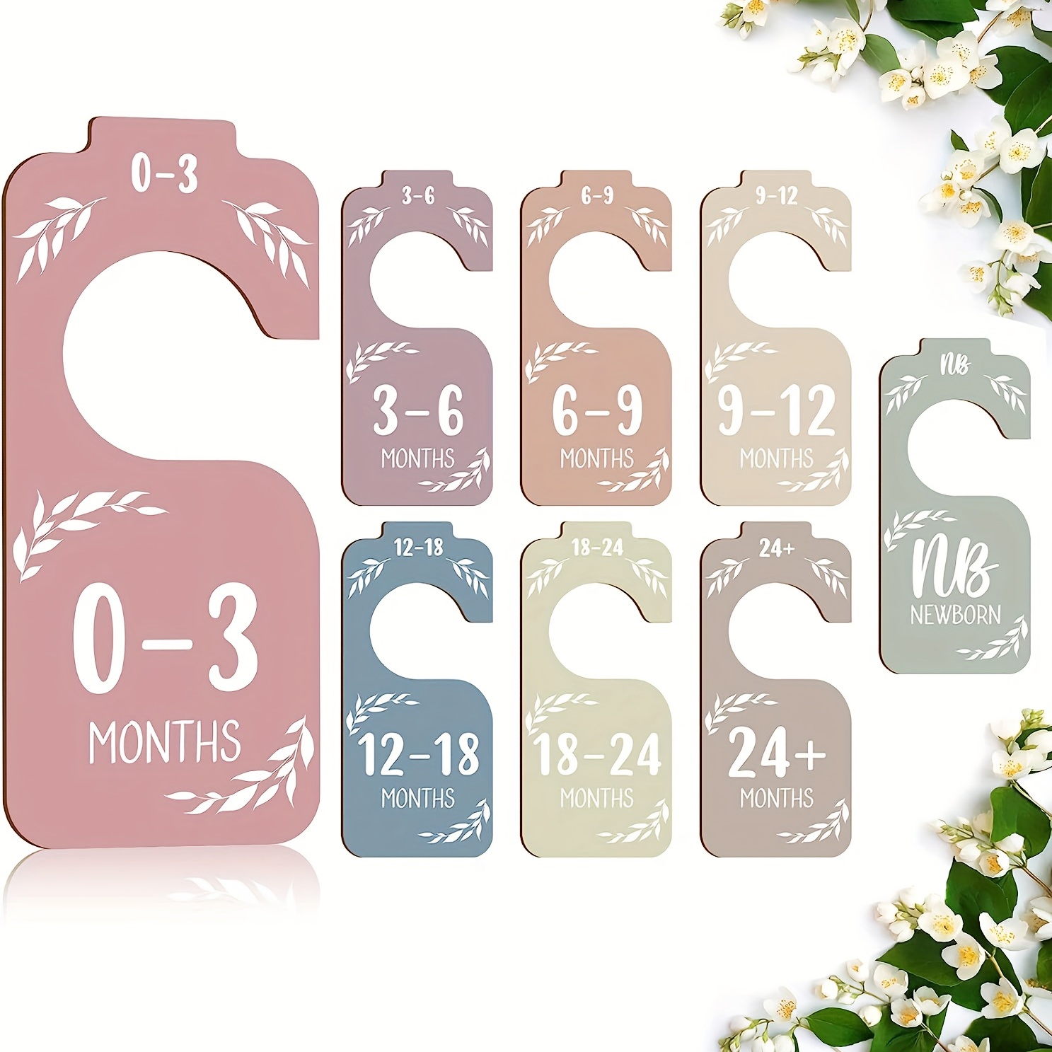 Closet Organizer Baby - 8 divisores de armario de bebé