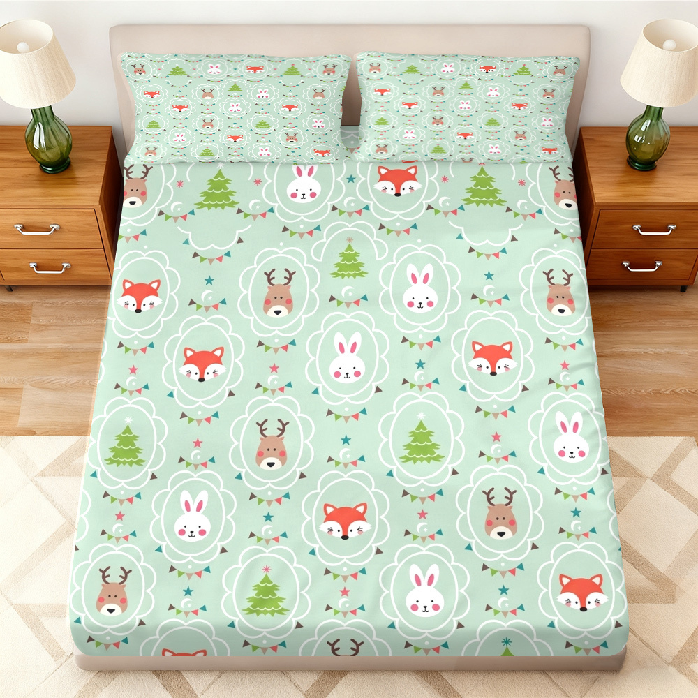 Baby Nursery Forest Theme - Juego de Ropa de Cama de