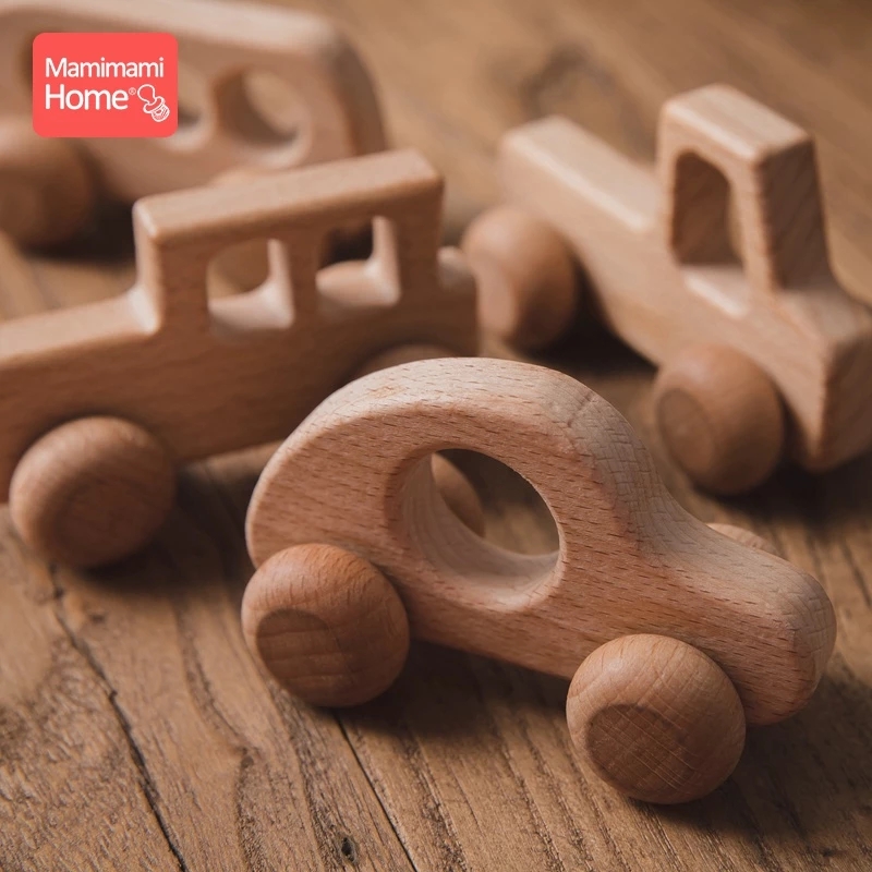 Baby Nursery Hospital - Coche de madera Montessori para bebé,