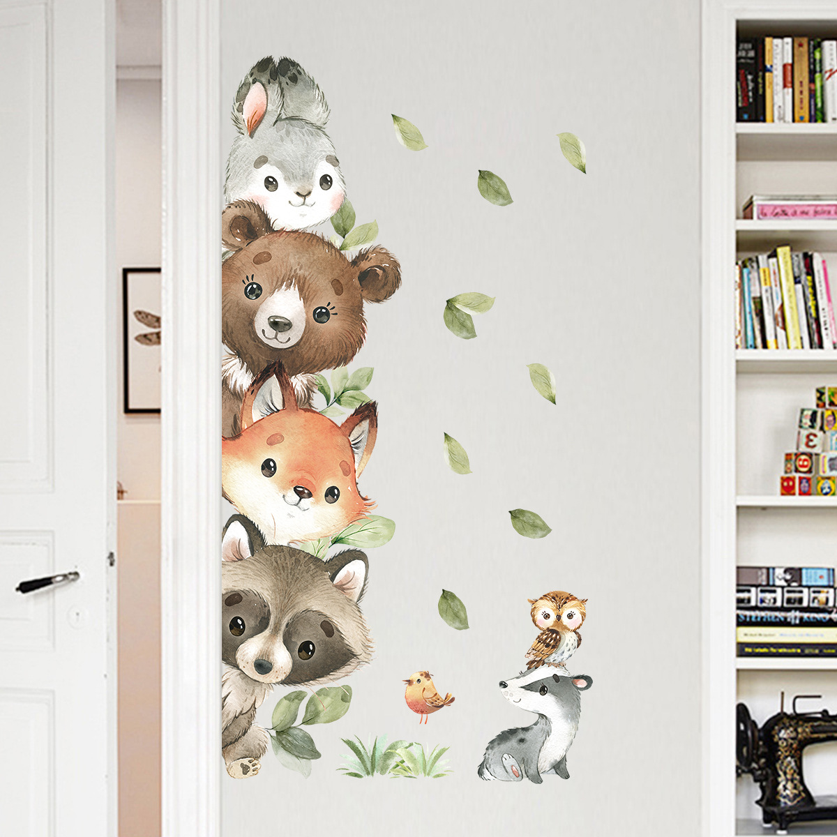Baby Nursery Forest Theme - Pegatinas de pared para niños con