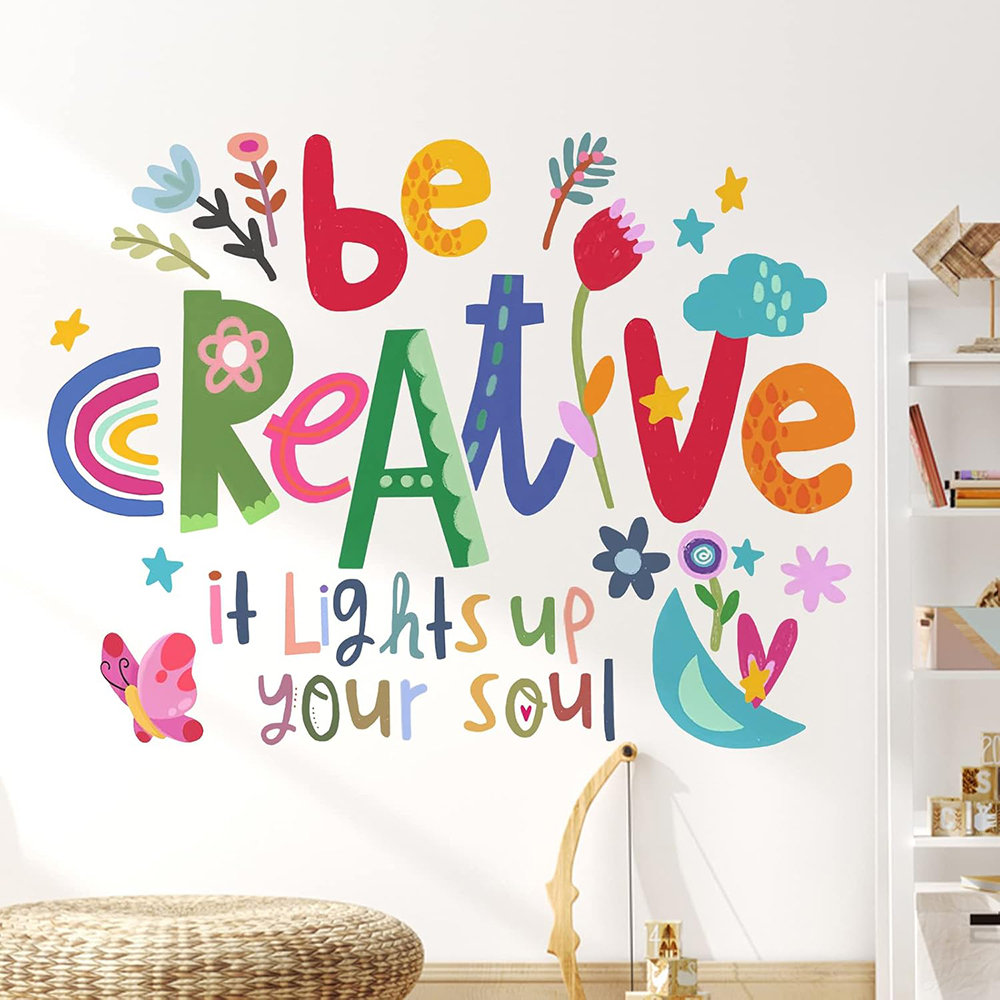 Baby Nursery Quotes - Be Creative-pegatinas de pared con cita
