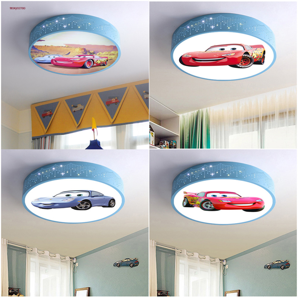 Baby Nursery Light Fixture - Lámpara de techo Led redonda de