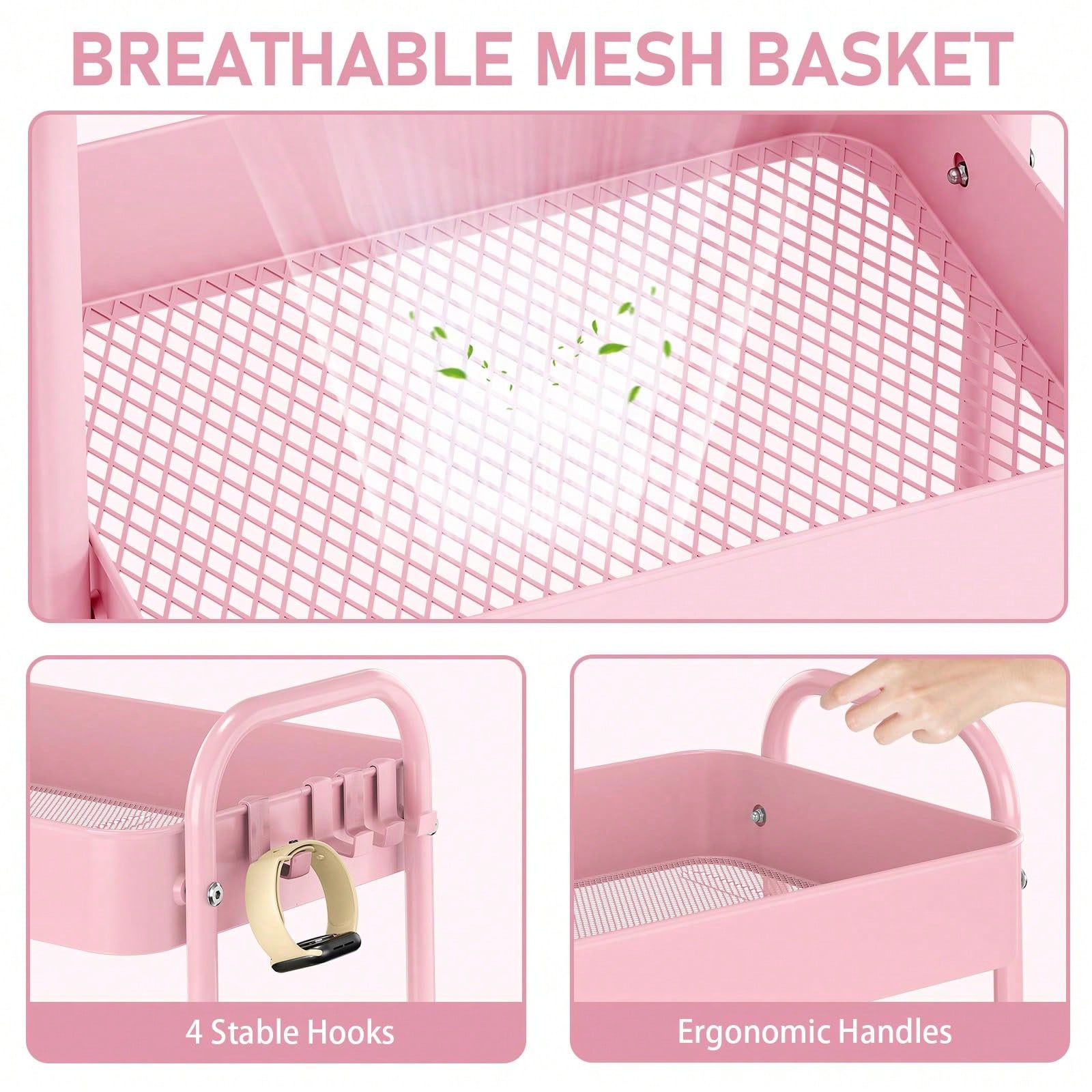 Carrito de almacenamiento de 3 - Baby Nursery Essentials reseña y precio