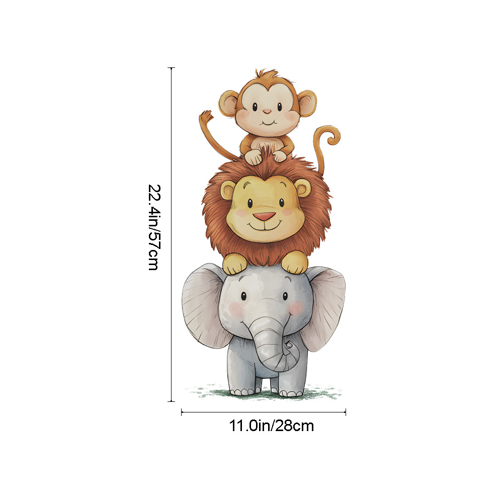 Adhesivos de Pared de Animales - Baby Nursery Elephant reseña y precio
