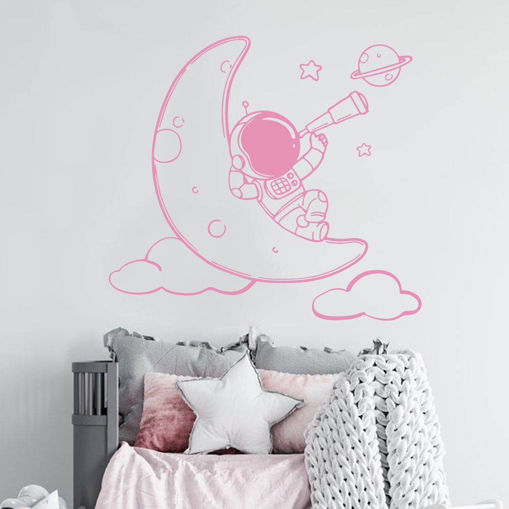 Calcomanía de pared de astrona - Baby Nursery Vinyl Wall Stickers reseña y precio