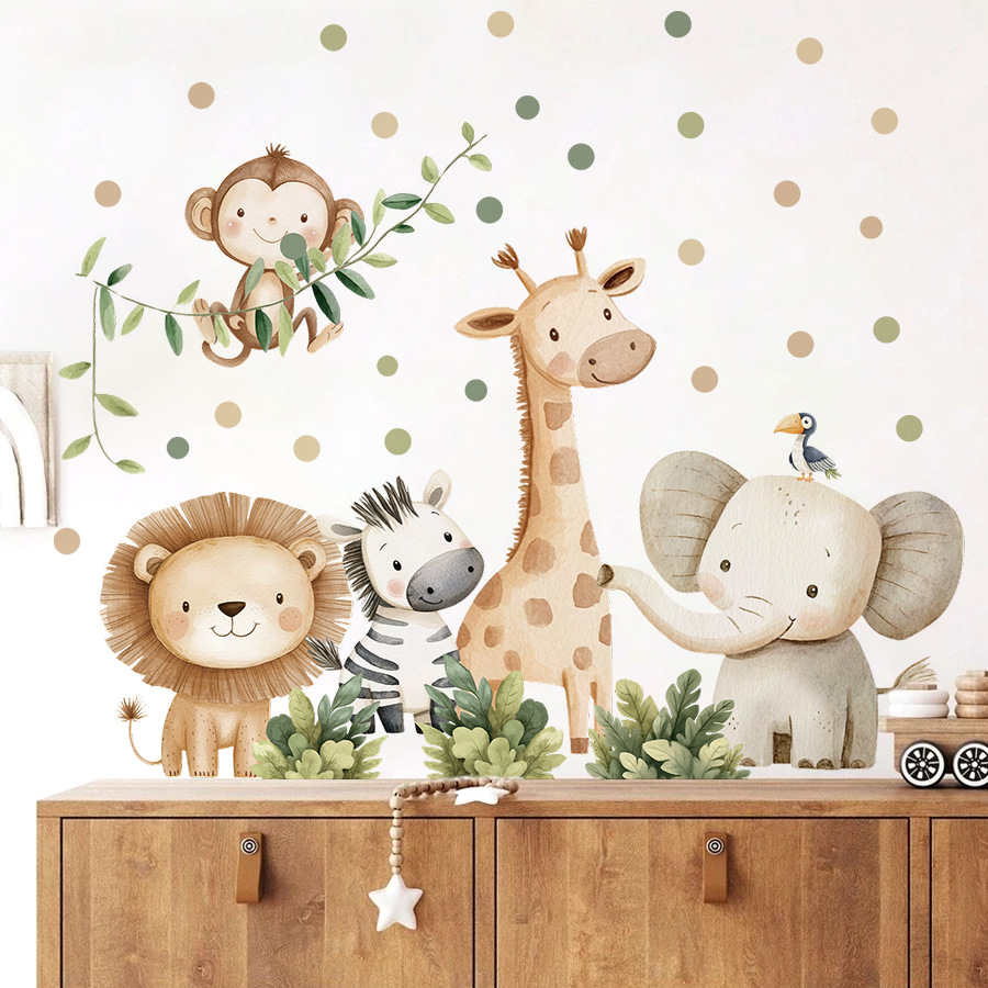 Pegatinas de pared de animales - Baby Nursery Elephant reseña y precio