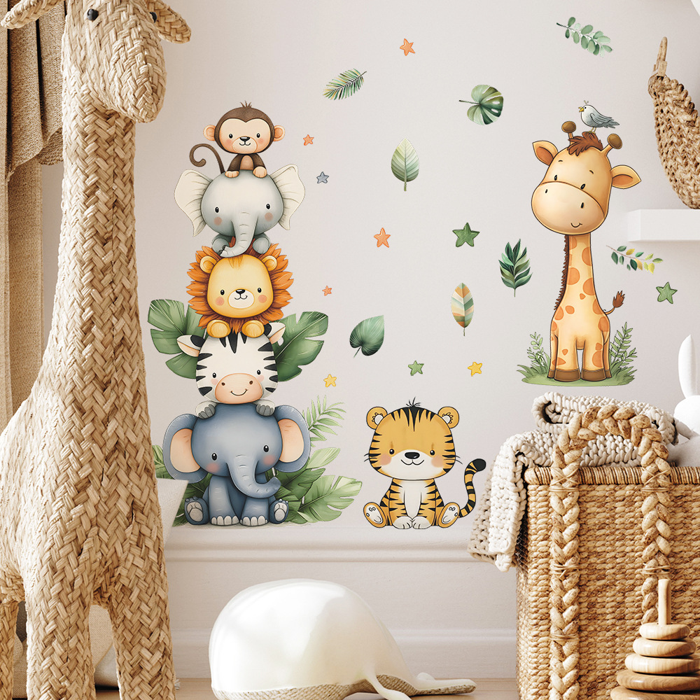 Pegatinas de pared de animales - Baby Nursery Elephant reseña y precio