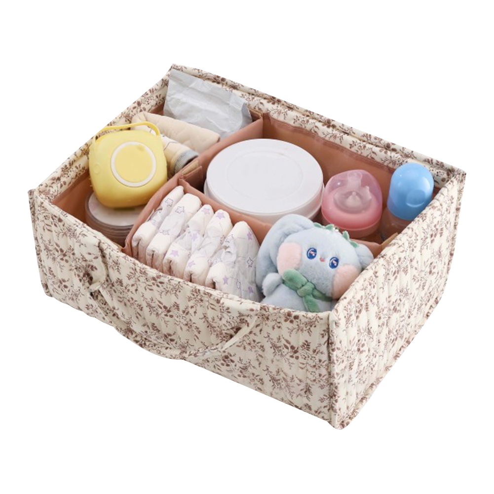 Cesta de Almacenamiento Floral - Baby Nursery Essentials reseña y precio