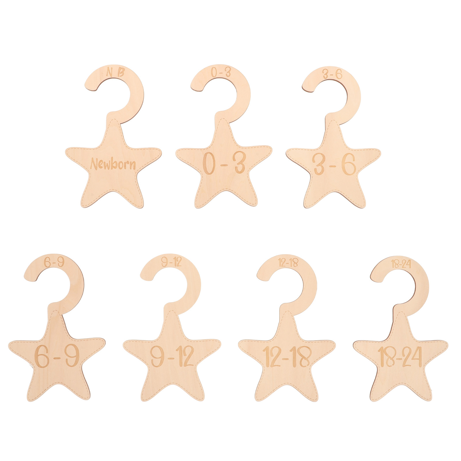 7 Divisores de Madera para Arm - Closet Organizer Baby reseña y precio