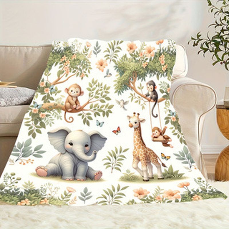 Manta de Bebé VIKAMA con Estam - Baby Nursery Elephant reseña y precio