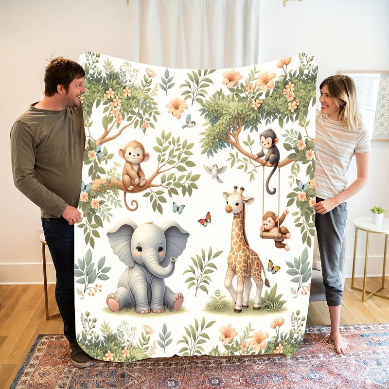 Manta de Bebé VIKAMA con Estam - Baby Nursery Elephant reseña y precio