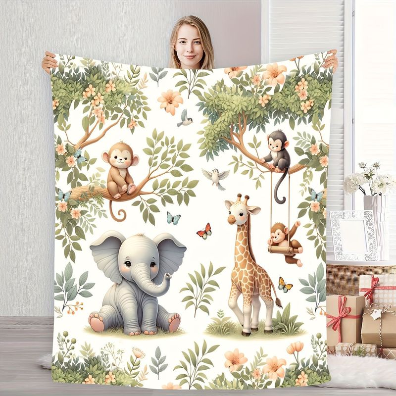 Manta de Bebé VIKAMA con Estam - Baby Nursery Elephant reseña y precio