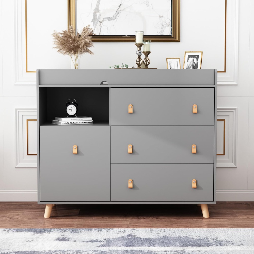 Cómoda para bebé, cómoda para  - Baby Nursery Chest Of Drawers reseña y precio