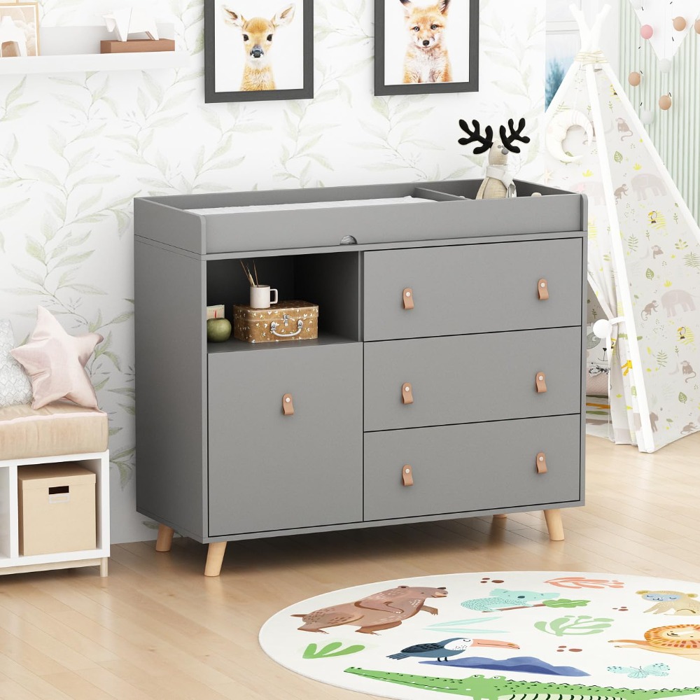 Cómoda para bebé, cómoda para  - Baby Nursery Chest Of Drawers reseña y precio