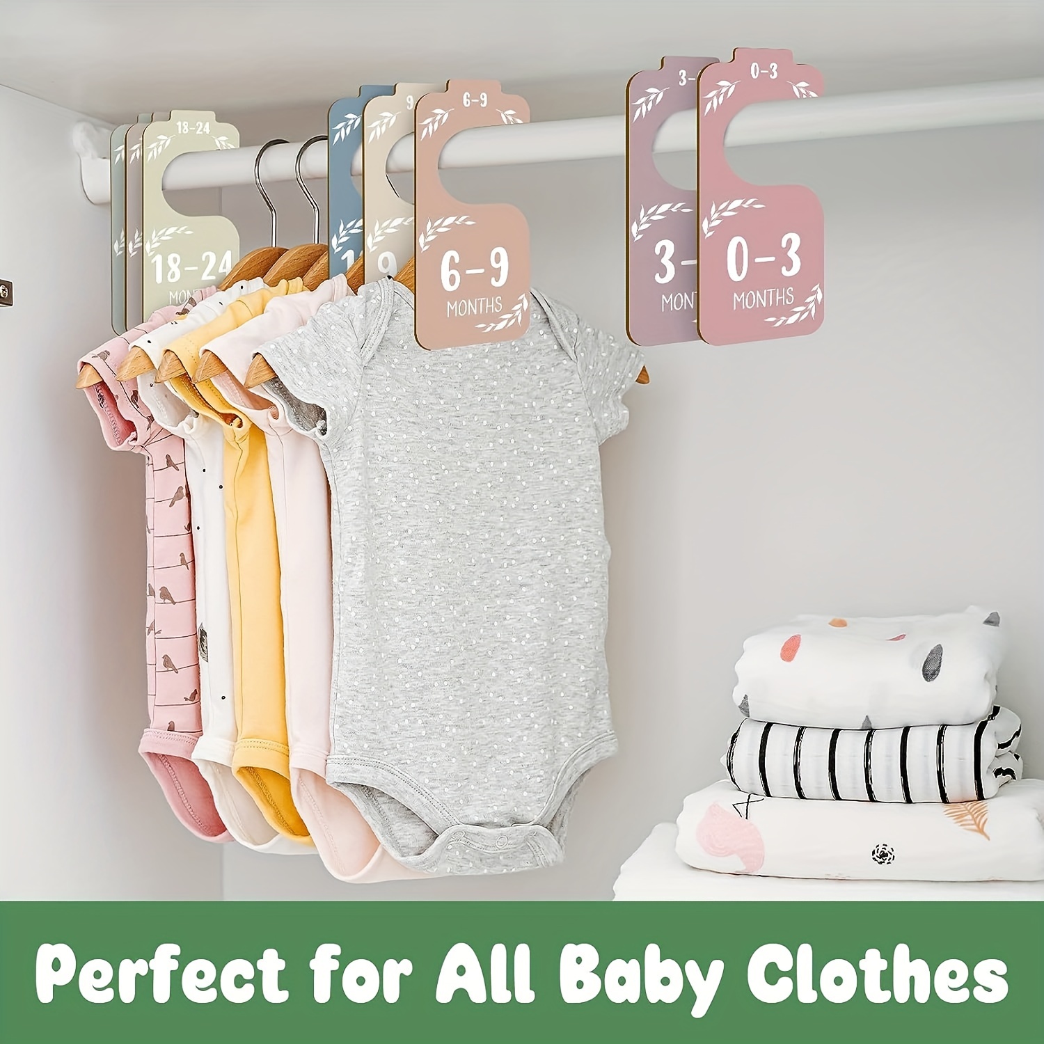 8 divisores de armario de bebé - Closet Organizer Baby reseña y precio