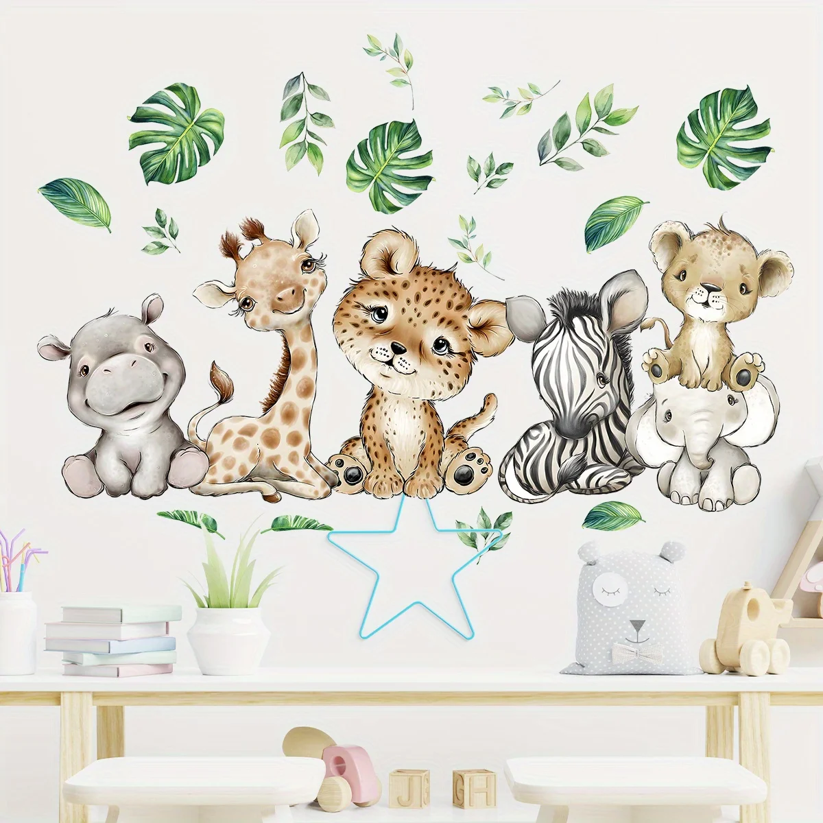 1 unidad de pegatinas de pared - Baby Nursery Labels reseña y precio