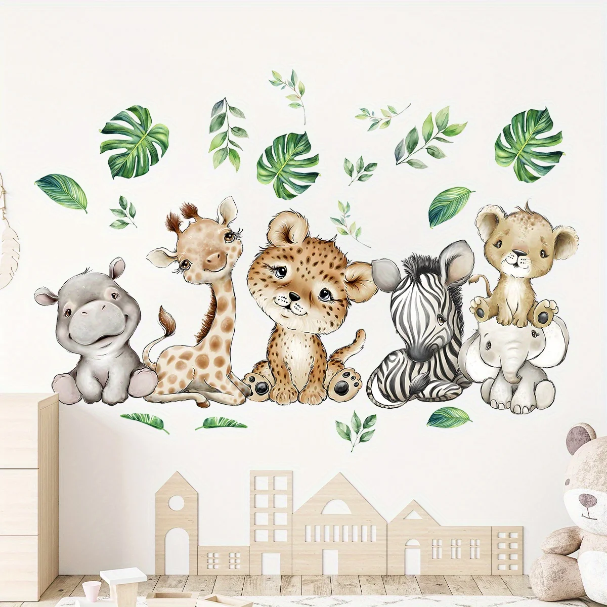 1 unidad de pegatinas de pared - Baby Nursery Labels reseña y precio