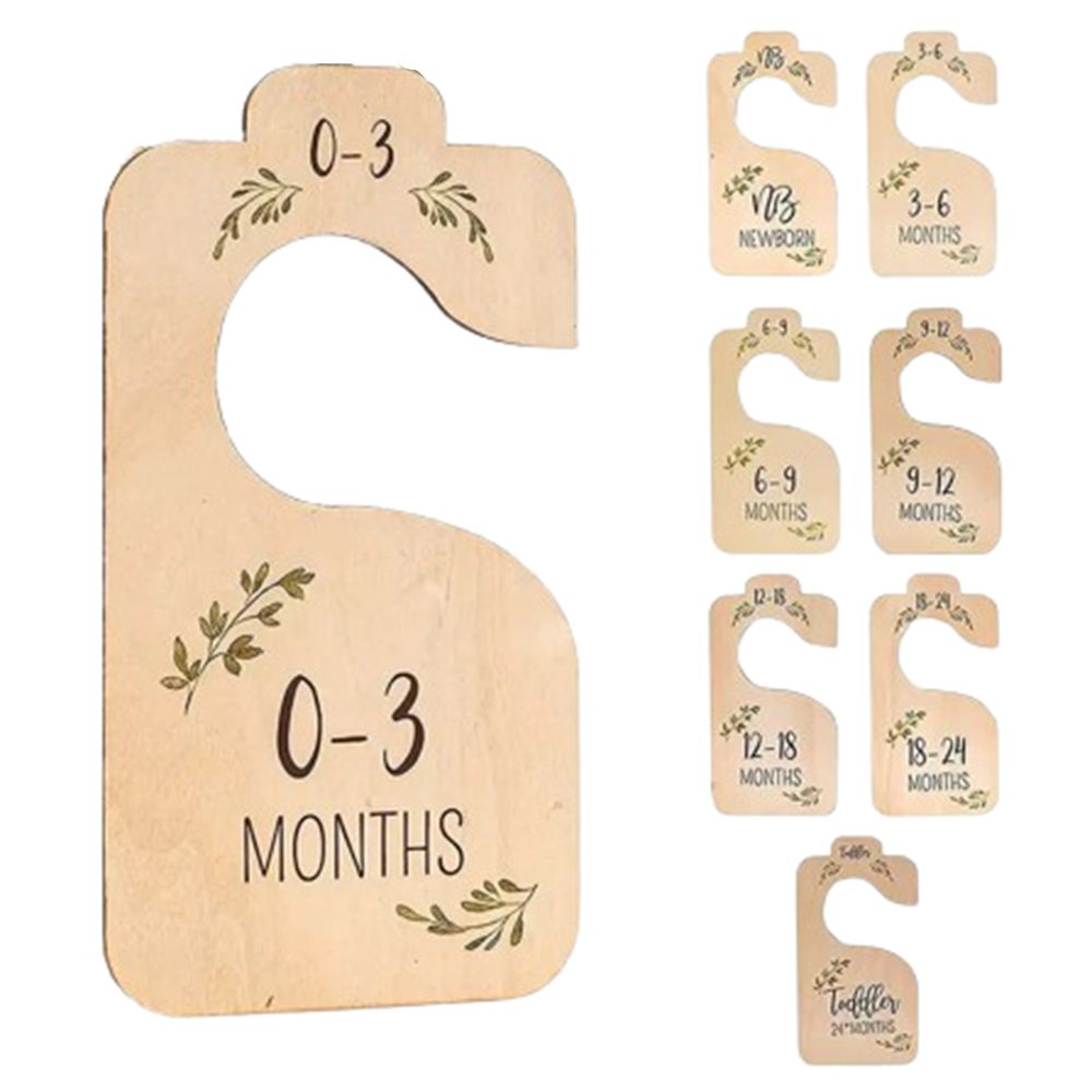 7/8 Piezas Divisores de Madera - Baby Nursery Uniform reseña y precio
