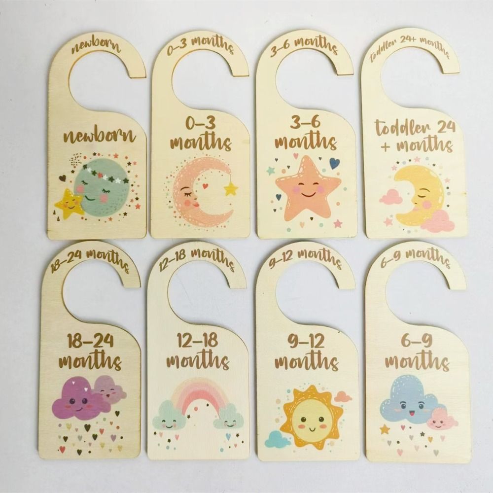 7/8 Piezas Divisores de Madera - Baby Nursery Uniform reseña y precio