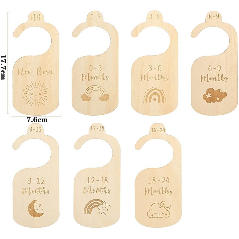 7/8 Piezas Divisores de Madera - Baby Nursery Uniform reseña y precio