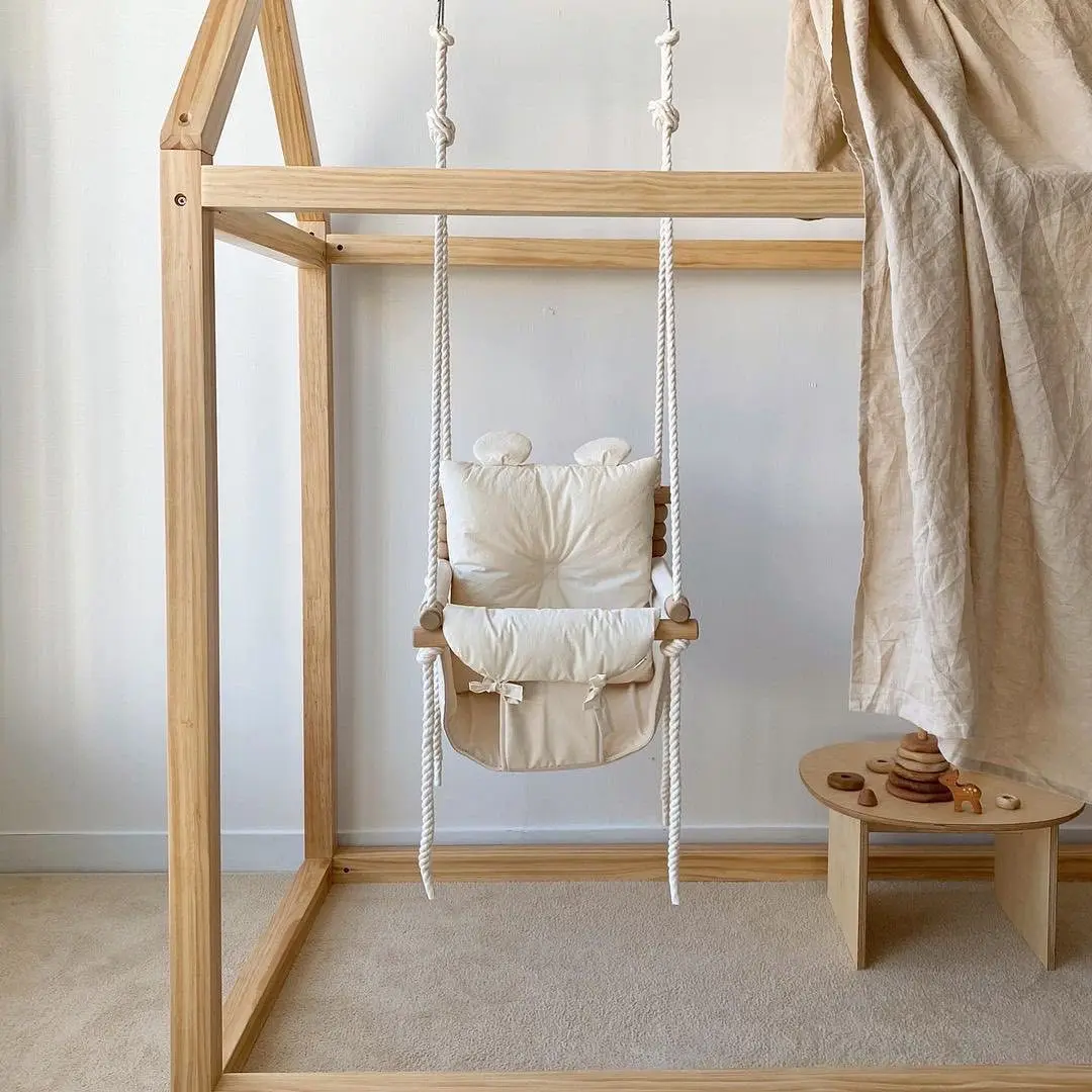 Columpio estilo Ins para bebé, - Baby Nursery Furniture reseña y precio
