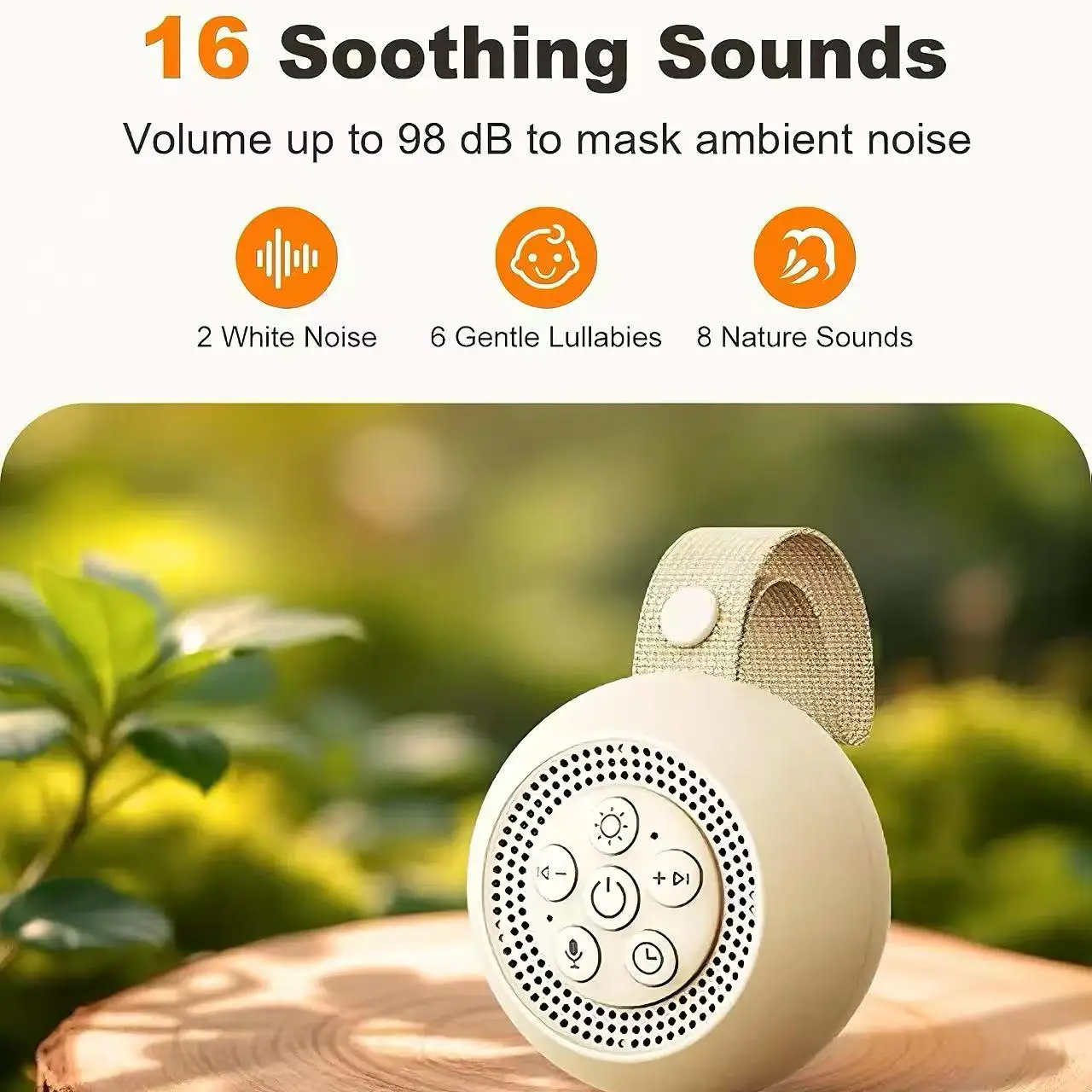 Máquina de Ruido Blanco con Lu - Baby Sound Machine White reseña y precio