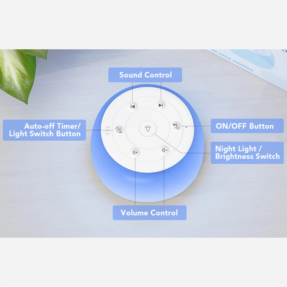 Máquina de ruido blanco, máqui - Baby Sound Machine White reseña y precio