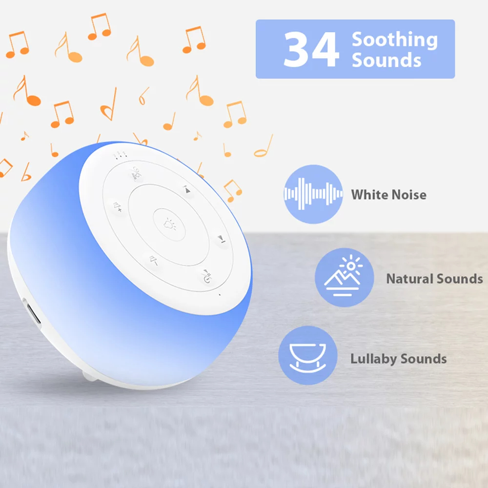 Máquina de ruido blanco, máqui - Baby Sound Machine White reseña y precio