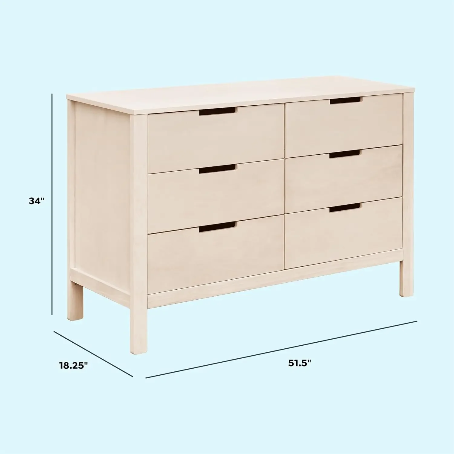 Cómoda doble para guardería, c - Baby Nursery Chest Of Drawers reseña y precio