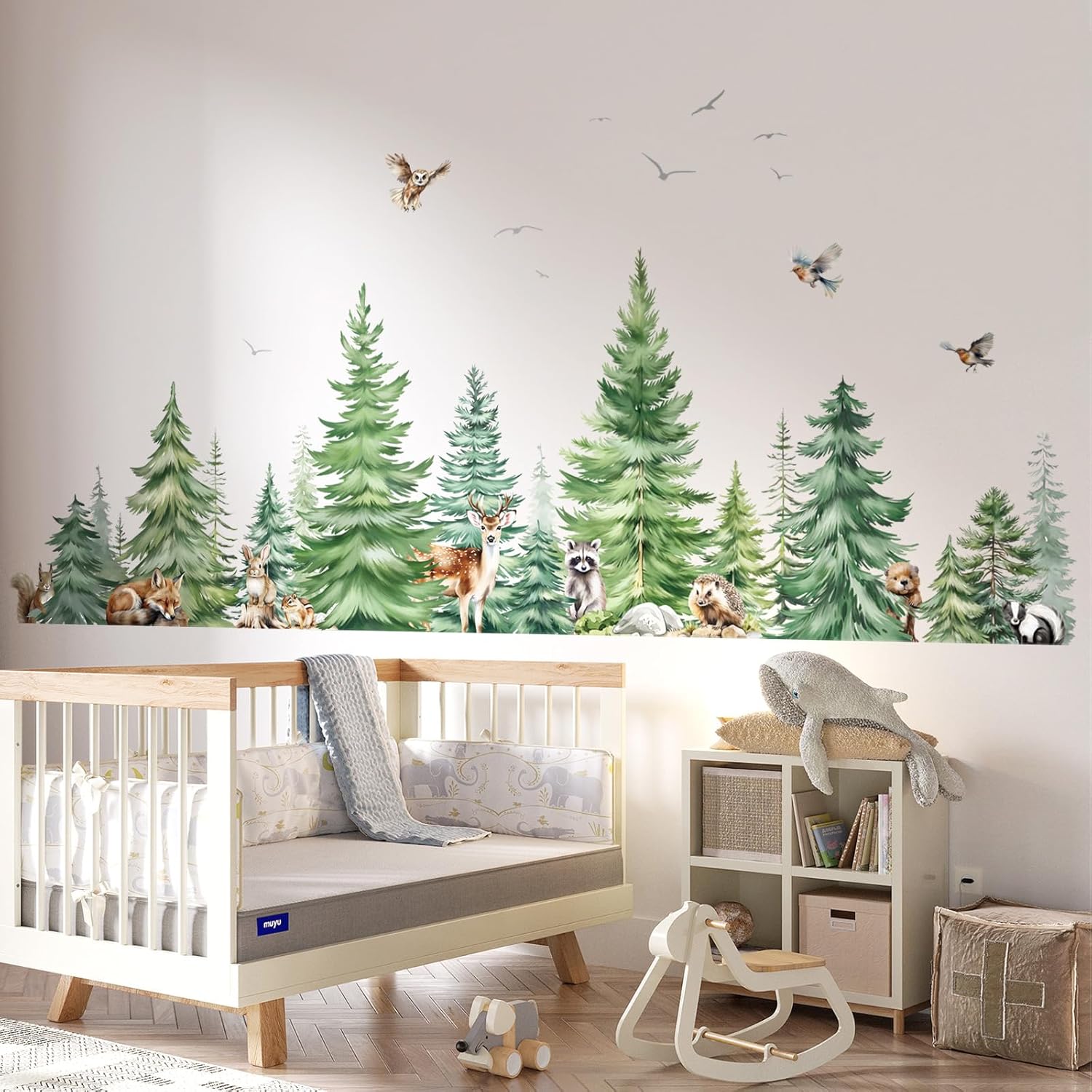 Pegatinas de pared de animales - Baby Nursery Labels reseña y precio