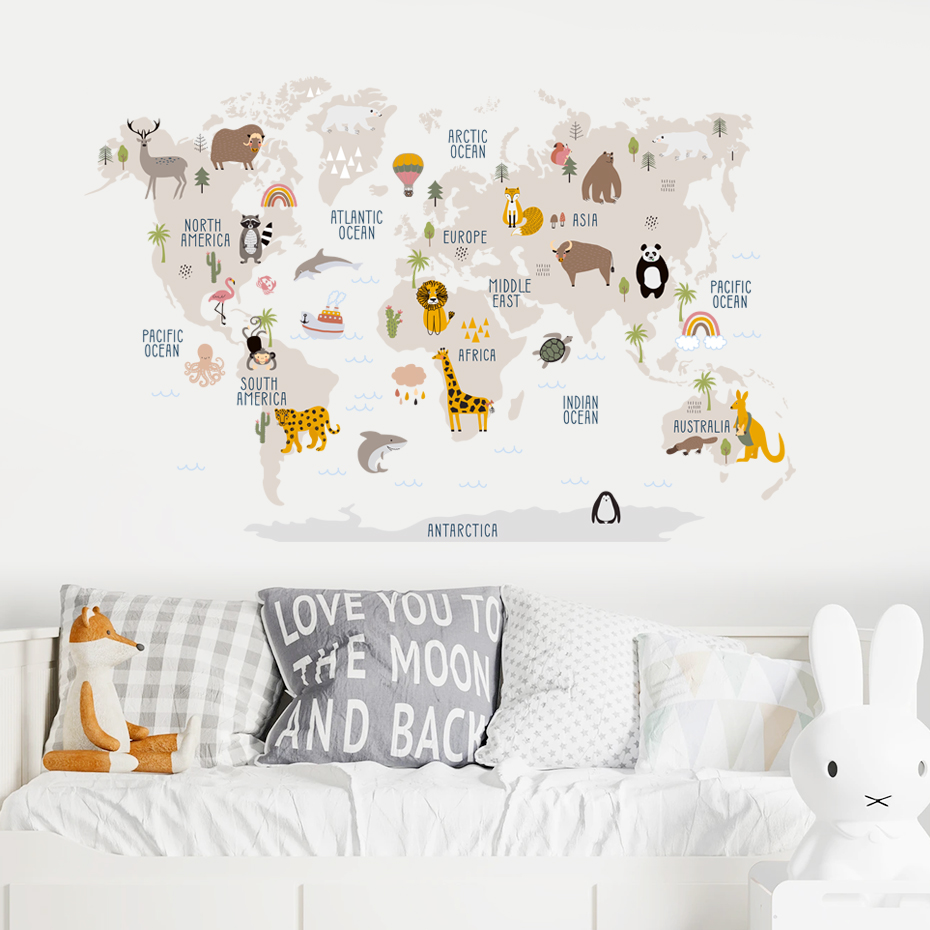 Pegatinas de pared de dibujos  - Baby Nursery Vinyl Wall Stickers reseña y precio