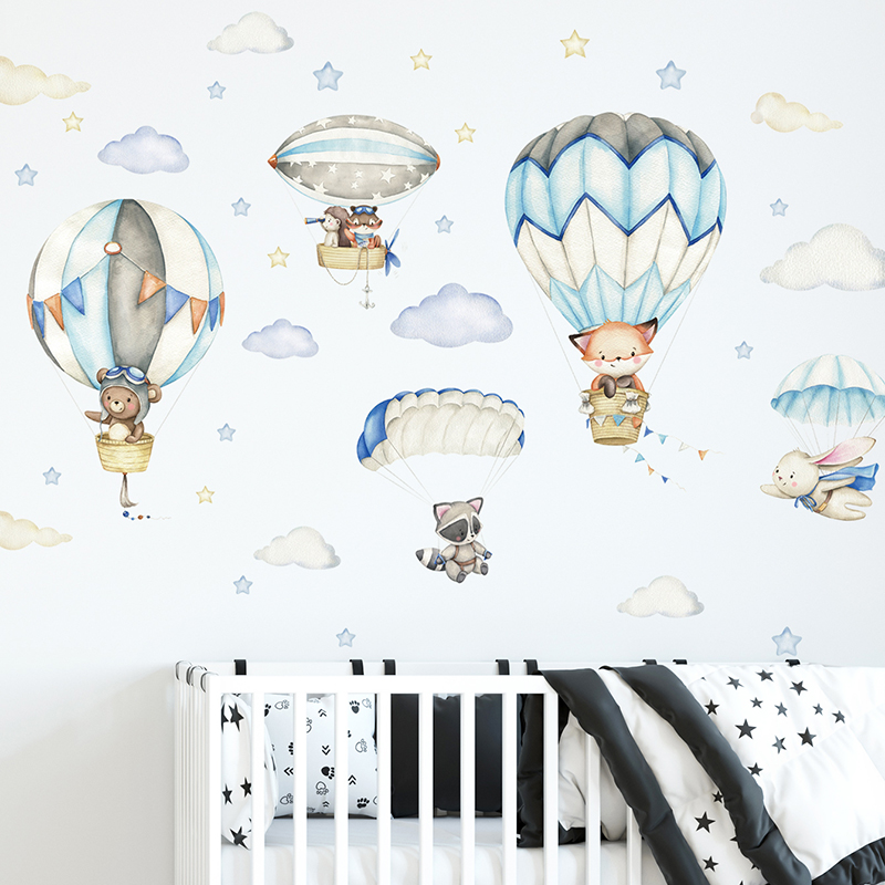 Pegatinas de pared con globos  - Baby Nursery Labels reseña y precio
