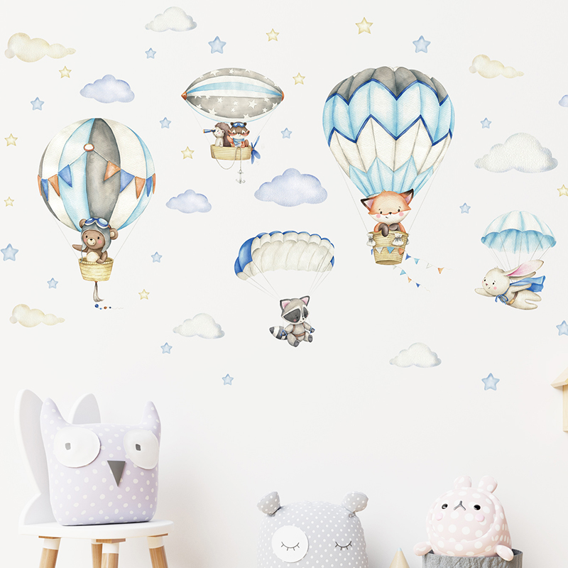 Pegatinas de pared con globos  - Baby Nursery Labels reseña y precio