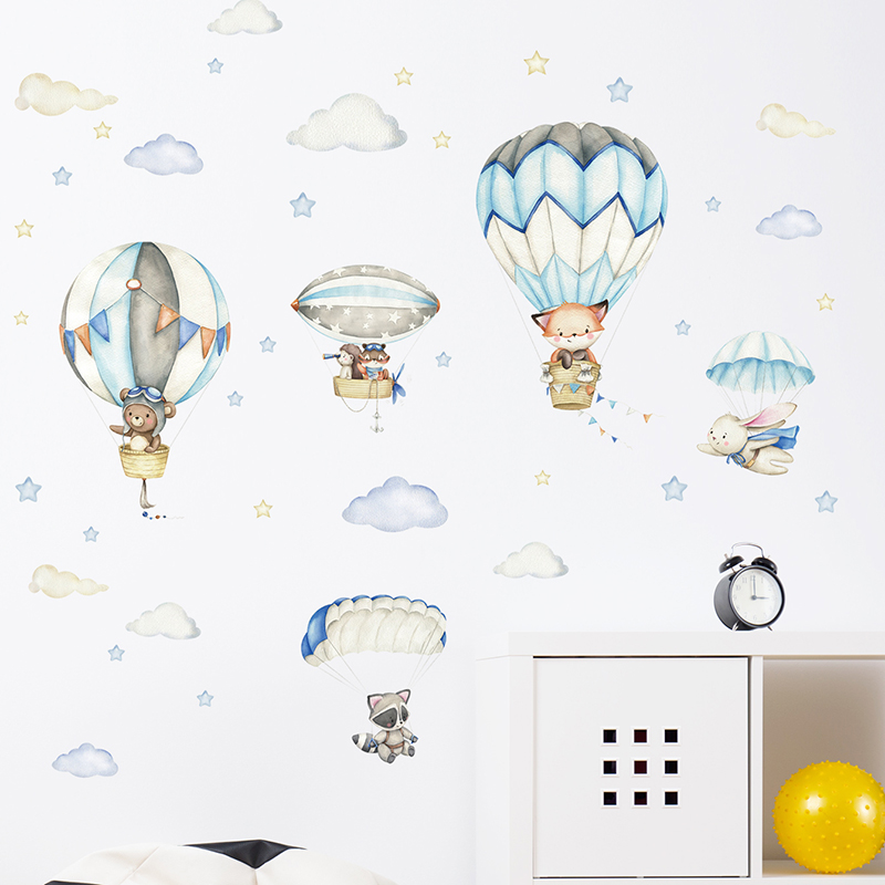 Pegatinas de pared con globos  - Baby Nursery Labels reseña y precio