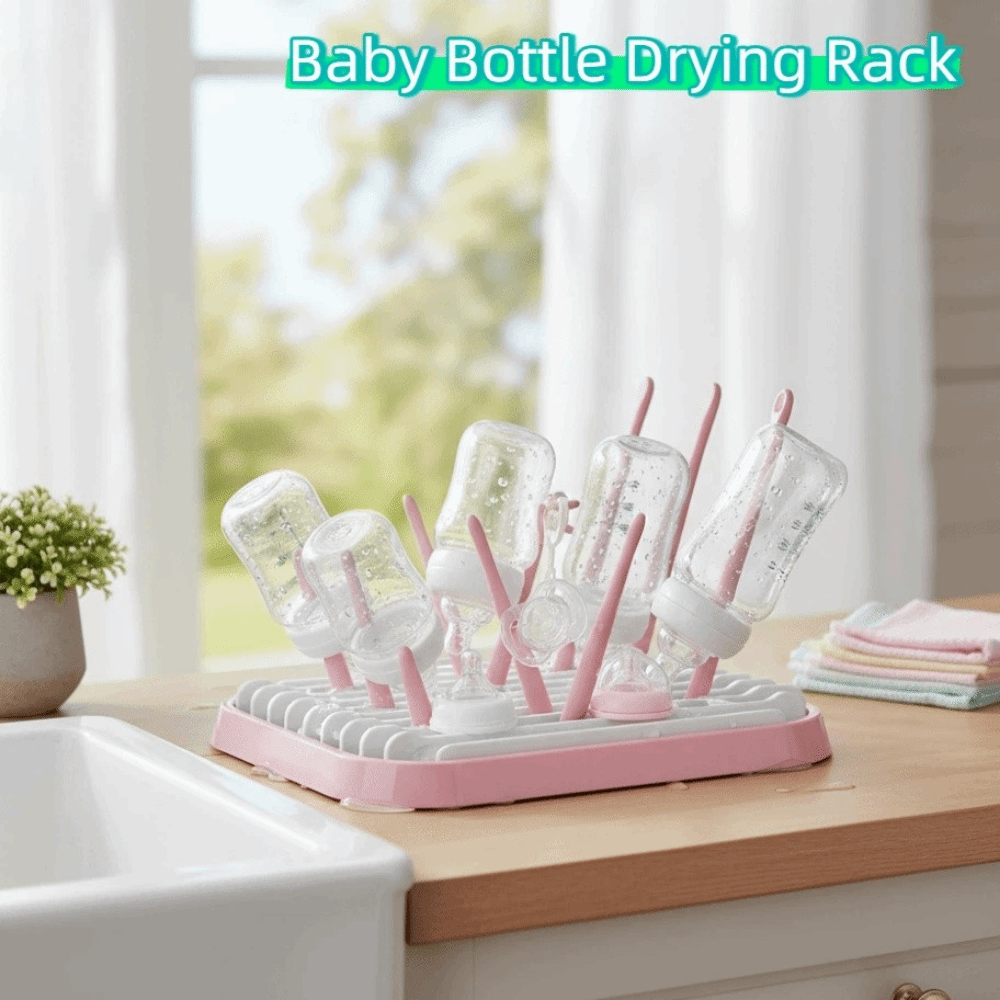 Estante de secado de biberones - Baby Nursery Essentials reseña y precio