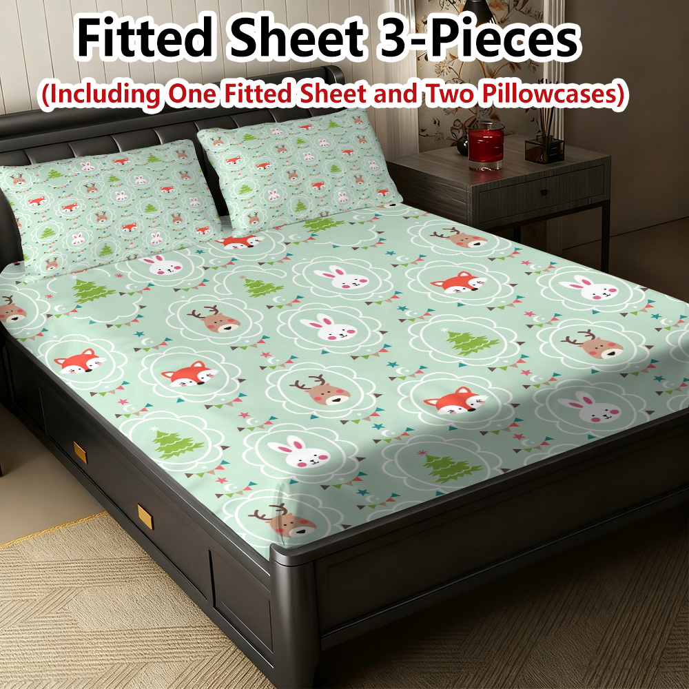 Juego de Ropa de Cama de Tres  - Baby Nursery Forest Theme reseña y precio