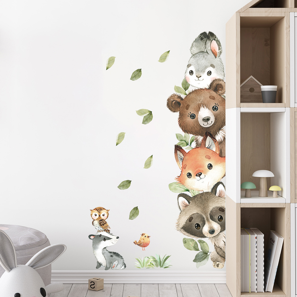 Pegatinas de pared para niños  - Baby Nursery Forest Theme reseña y precio