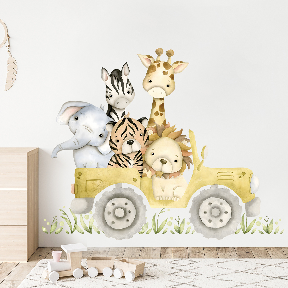 Lindos animales conducir Jeep  - Baby Nursery Elephant reseña y precio