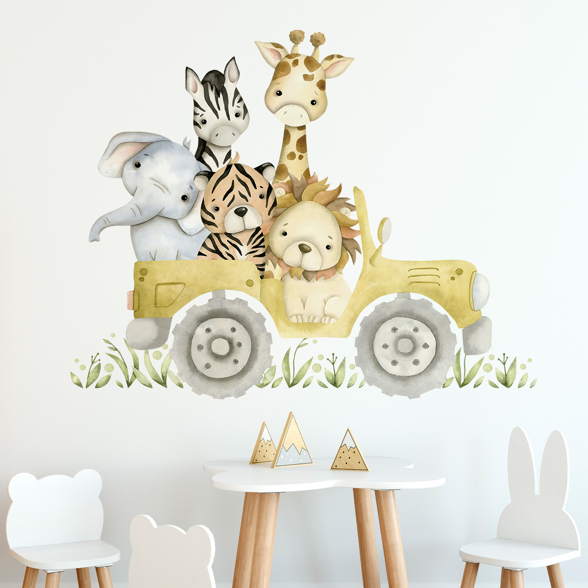 Lindos animales conducir Jeep  - Baby Nursery Elephant reseña y precio