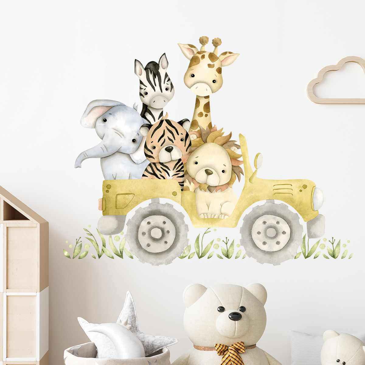 Lindos animales conducir Jeep  - Baby Nursery Elephant reseña y precio