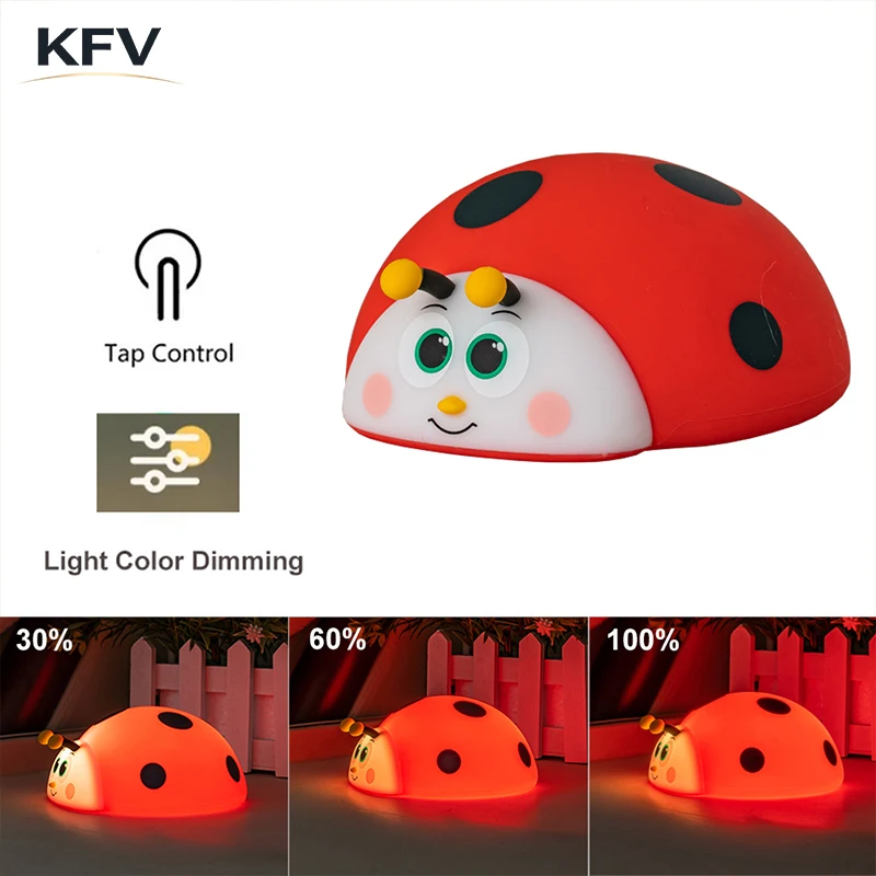 Lámpara Nocturna KVF de Silico - Baby Nursery Table Lamp reseña y precio