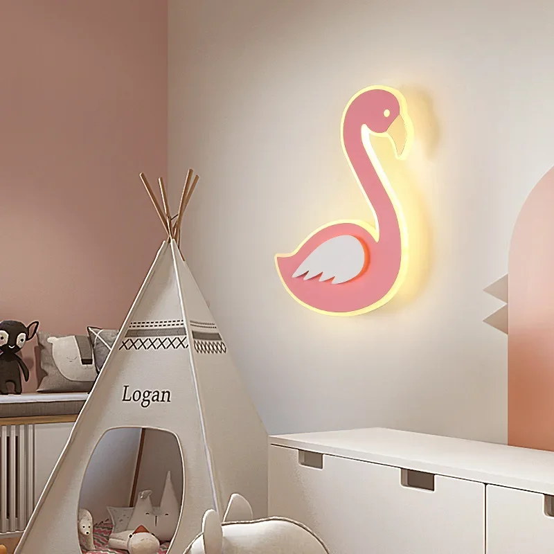 Lámpara de pared LED Flamingo, - Baby Nursery Light Fixture reseña y precio