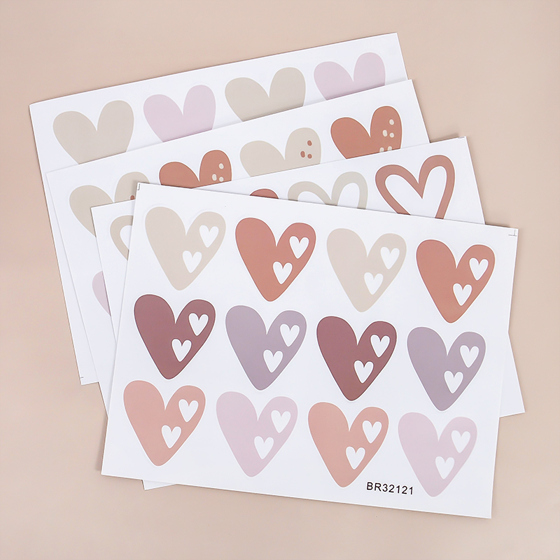 Pegatina de pared de corazones - Baby Nursery Vinyl Wall Stickers reseña y precio