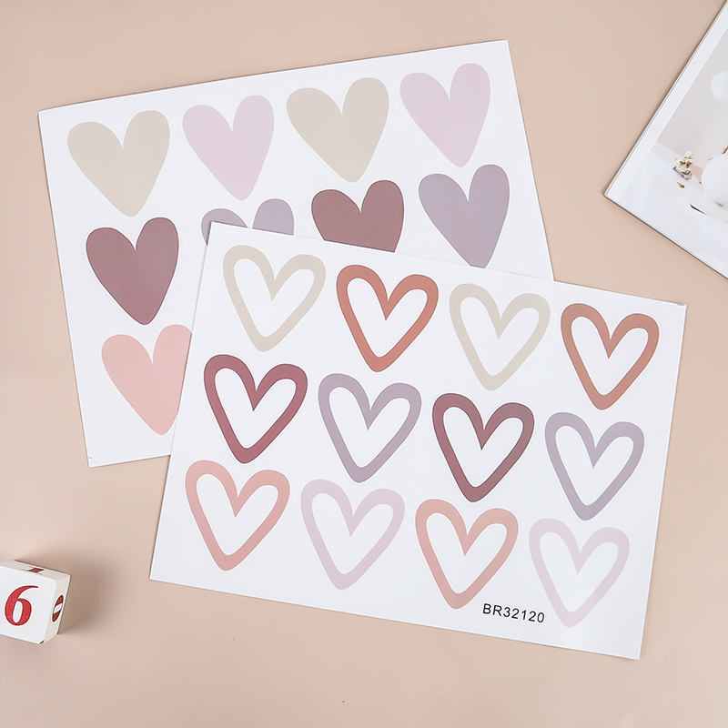 Pegatina de pared de corazones - Baby Nursery Vinyl Wall Stickers reseña y precio