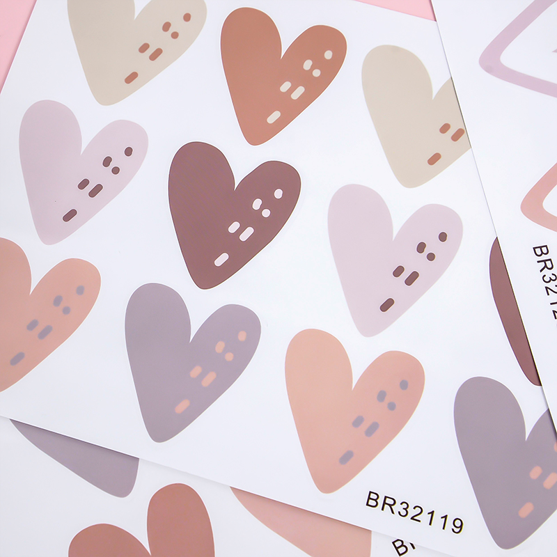 Pegatina de pared de corazones - Baby Nursery Vinyl Wall Stickers reseña y precio