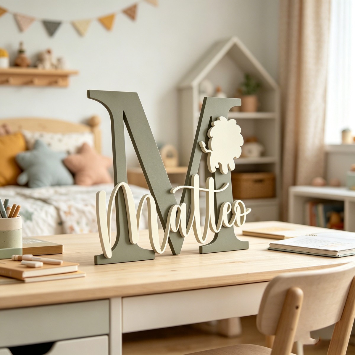 1 Pieza de Placa de Madera Per - Baby Nursery Baby reseña y precio