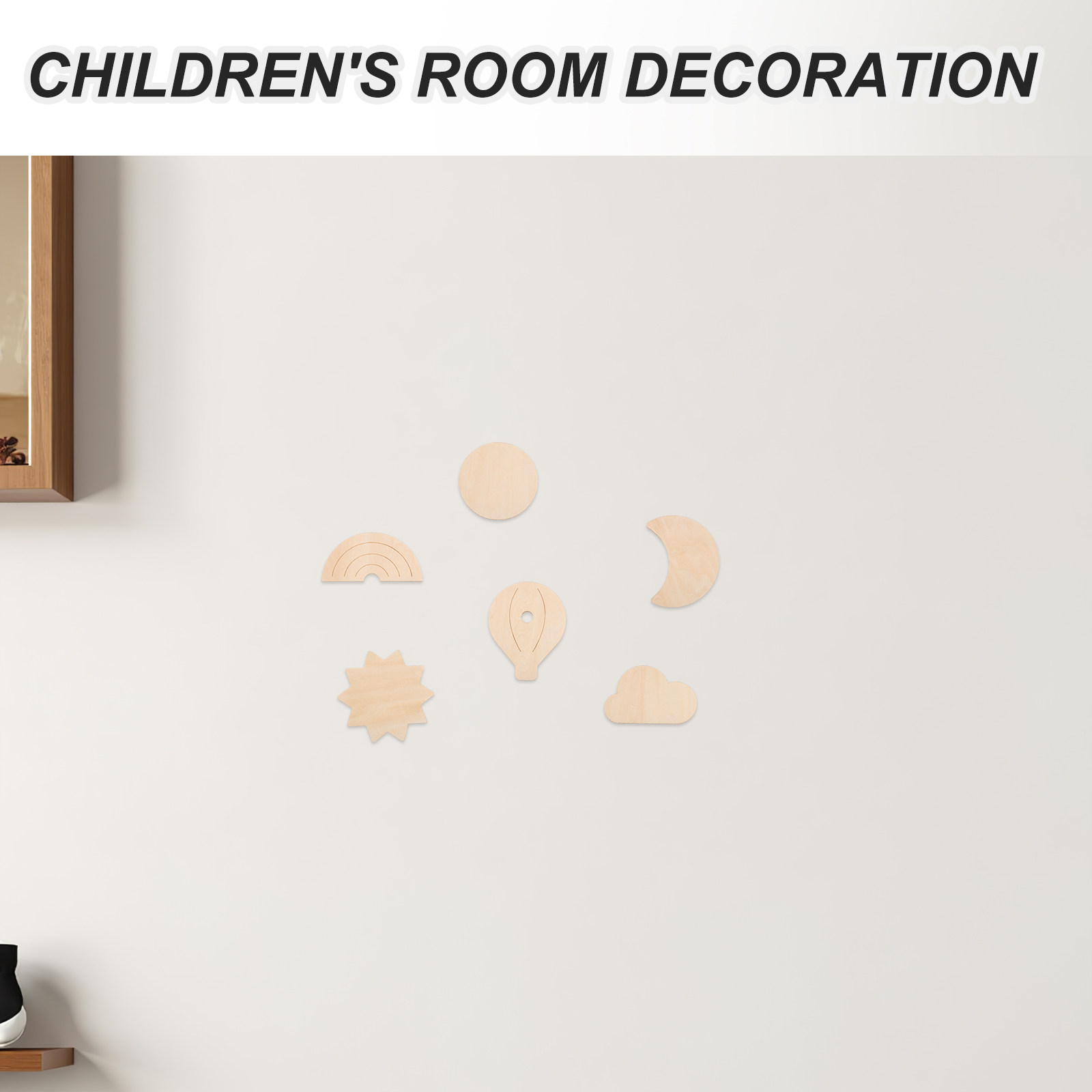 6 Piezas de Adhesivos de Mader - Baby Nursery Hot Air Balloon Theme reseña y precio